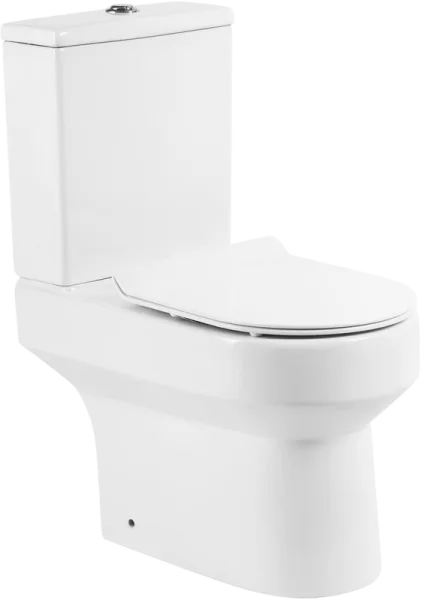 Унитаз-компакт напольный BelBagno Norma BB339CPR безободковый, сиденье BB2111SC с микролифтом Sancos — Оригинал