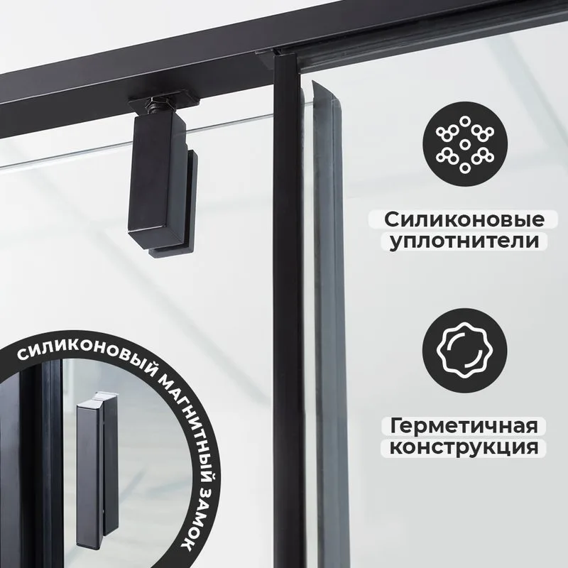 Душевой уголок Wasserkraft Elbe 74P19 Sancos — официальный сайт