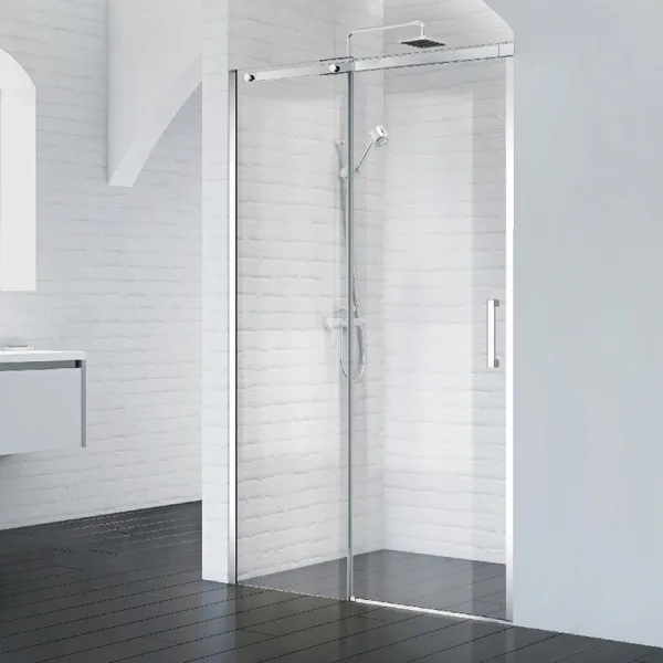 Душевая дверь в нишу BelBagno Acqua BF-1-110-C-Cr стекло прозрачное Sancos — Оригинал