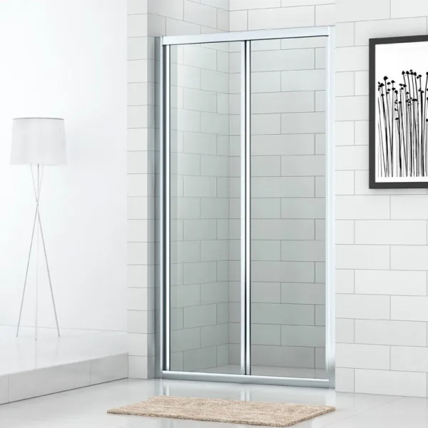 Душевая дверь в нишу Cezares Eco ECO-O-BS-90-C-Cr стекло прозрачное Sancos — Оригинал