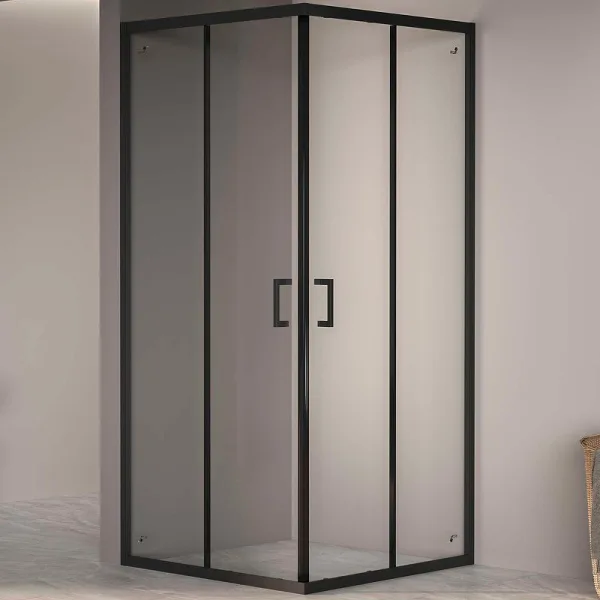 Душевой уголок RGW Passage PA-030B 900x900x1950, профиль черный Sancos — Оригинал