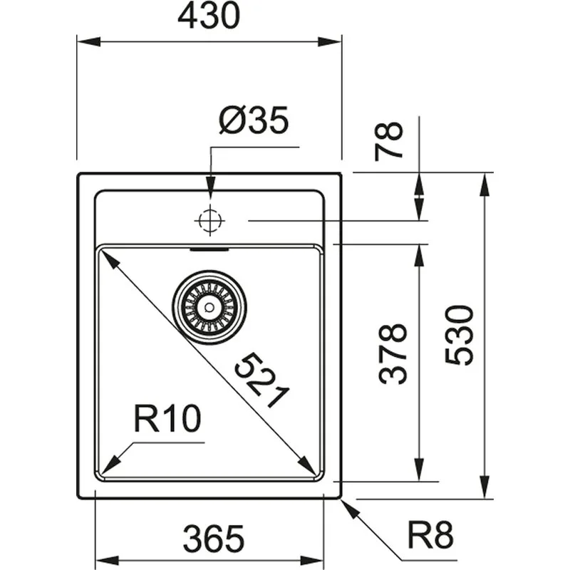 Мойка кухонная Franke Smart Sirius SID 610-40 черный карбон Sancos — официальный сайт