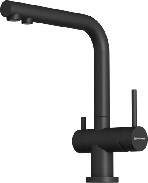 Смеситель для кухни Omoikiri Nagano P-BL черный Sancos — Оригинал