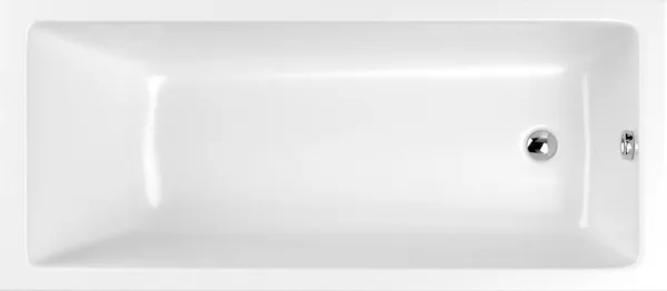 Акриловая ванна WHITECROSS Wave Slim 140x70 см, встраиваемая, белая Sancos — Оригинал