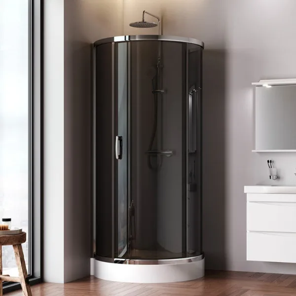 Душевой уголок AM.PM Like W83G-333-095CG 95х95, тонированное стекло Sancos — Оригинал