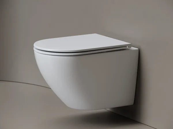 Унитаз подвесной Ceramicanova Whirl CN11007T белый  Sancos — Оригинал
