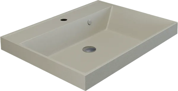 Мебельная раковина Uperwood Classic Quartz 291030014 60 см, матовая бежевая, лен Sancos — Оригинал