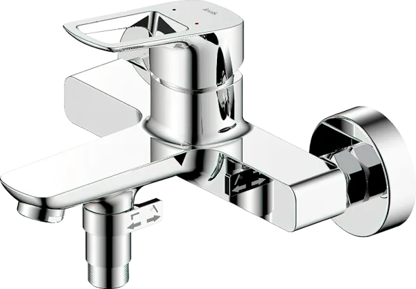 Смеситель для ванны с душем IDDIS Spin SPISB02i02WA, хром Sancos — Оригинал