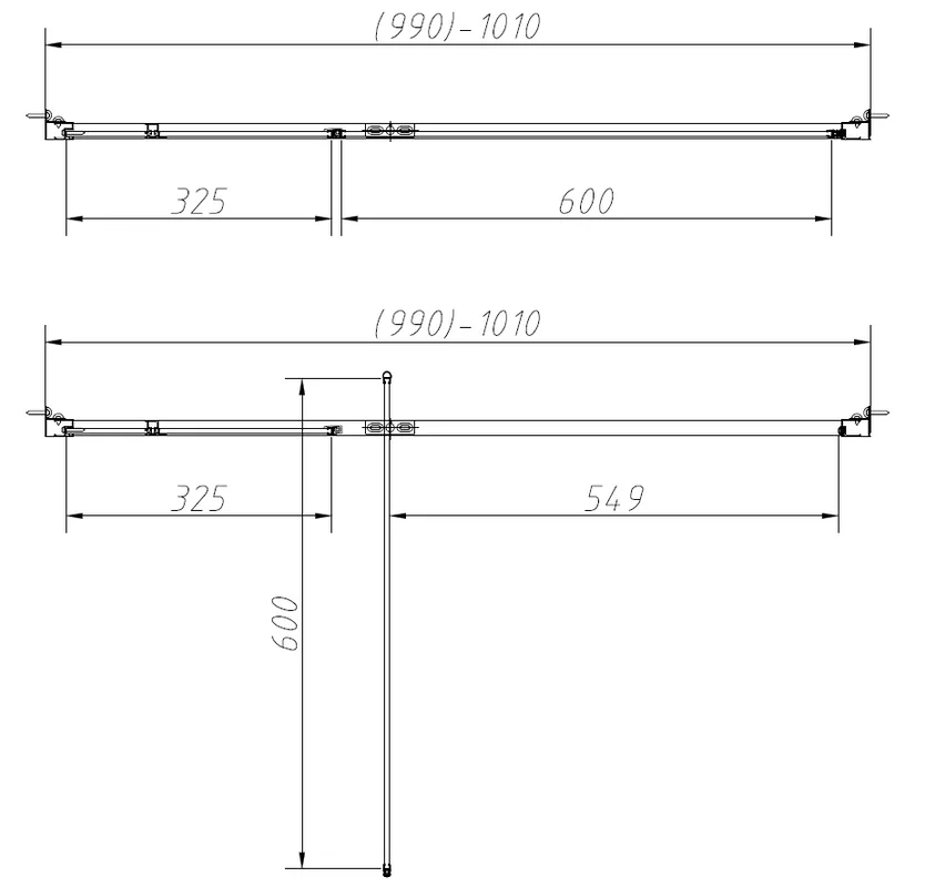 Душевая дверь в нишу Vincea Slim-N VDP-4SN100CLB 100x195, профиль черный матовый Sancos — официальный сайт