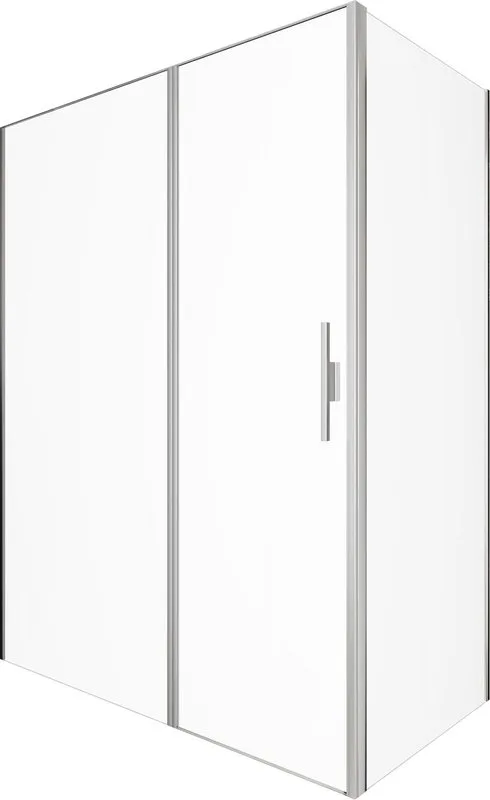 Душевой уголок Allen Brau Priority 160x80, профиль серебро браш, стекло прозрачное Sancos — официальный сайт