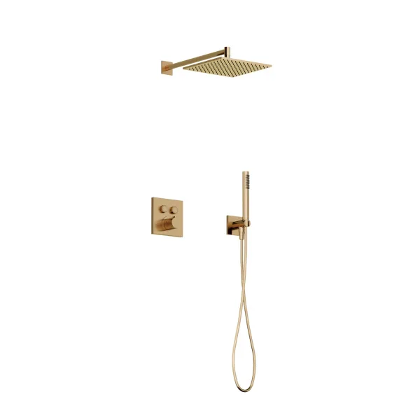 Душевой комплект Sancos Linn SC9022BB С ВНУТРЕННЕЙ ЧАСТЬЮ, брашированная бронза, PVD покрытие Sancos — Оригинал