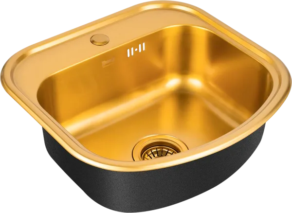 Мойка кухонная Zorg Inox PVD SZR 4749 BRONZE бронза Sancos — Оригинал