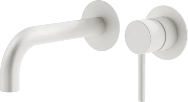 Смеситель для раковины Plumberia Selection Ixo KITXO1135BO210 С ВНУТРЕННЕЙ ЧАСТЬЮ, матовый белый Sancos — Оригинал