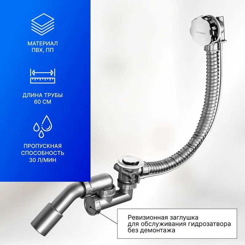 Слив-перелив BETTOSERB 125316 Sancos — официальный сайт