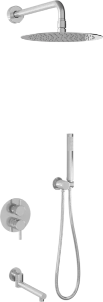 Душевой комплект RGW Shower Panels SP-55, С ВНУТРЕННЕЙ ЧАСТЬЮ, хром Sancos — Оригинал