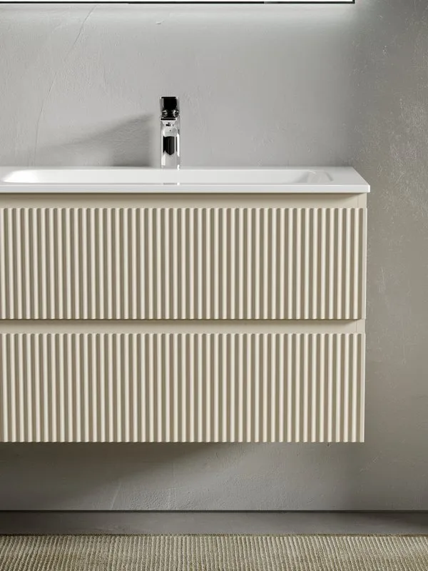 Тумба с раковиной Sancos Snob R 100 см, R, beige soft Sancos — официальный сайт