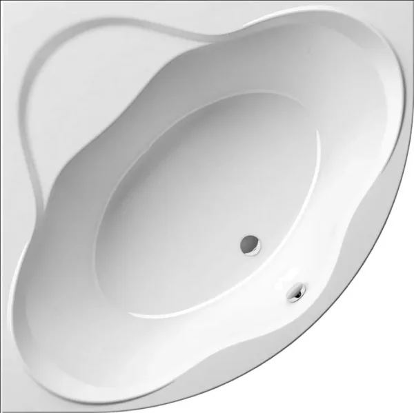 Акриловая ванна Ravak New Day C651000000 без опоры 140x140 см, угловая, встраиваемая, белая Sancos — Оригинал