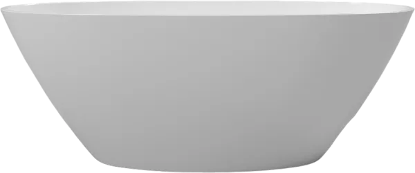 Ванна из искусственного камня WHITECROSS Onyx B 160x75 см, отдельностоящая, белая, овальная, с донны Sancos — Оригинал