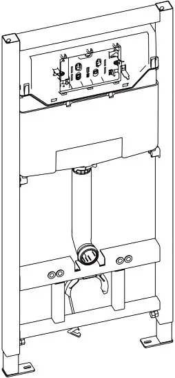 Комплект Инсталляция BelBagno BB001-120 + Кнопка Sfera BB014-SR-BIANCO белая Sancos — официальный сайт