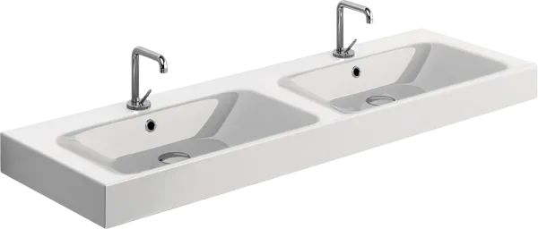 Раковина Kerasan Cento 3536 140 см, двойная Sancos — Оригинал