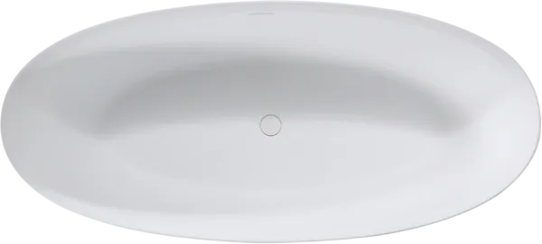 Ванна из искусственного камня Vincea VBT-4S01MW 170x75 см, отдельностоящая, матовая белая, овальная, Sancos — Оригинал