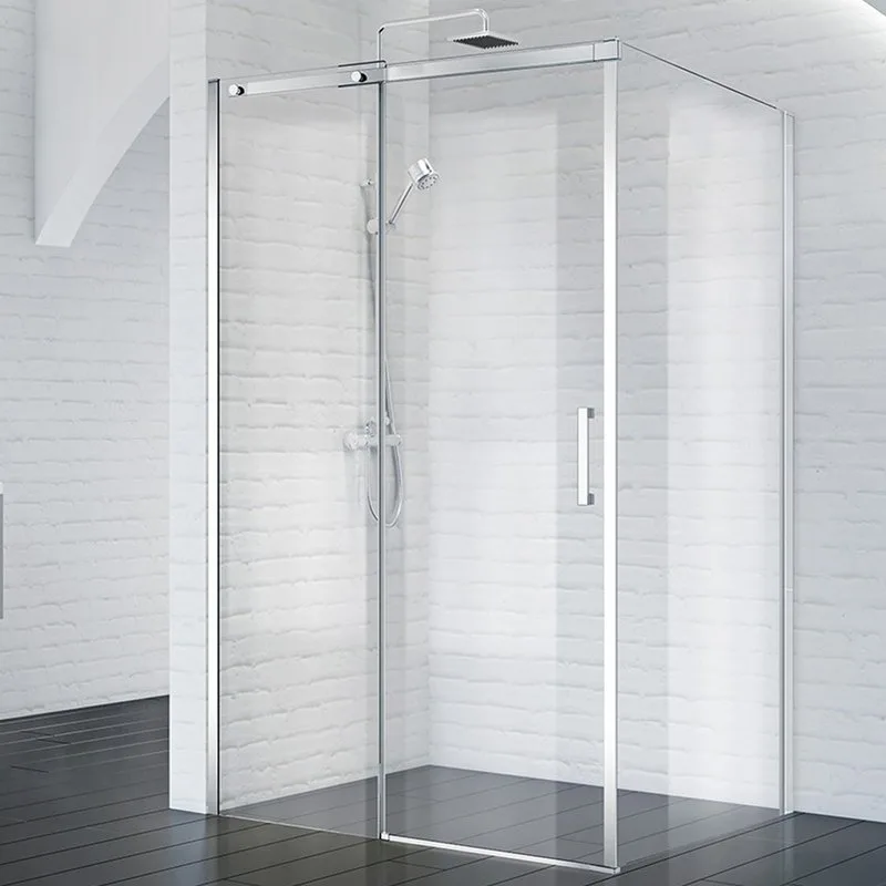 Душевой уголок BelBagno Acqua -AH-1-130/80-C-Cr профиль хром Sancos — официальный сайт