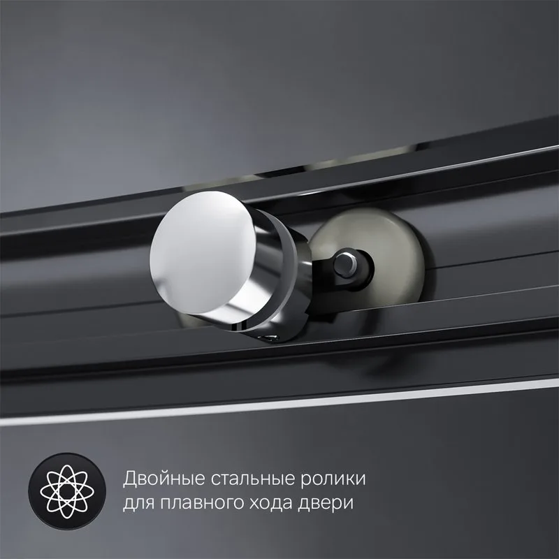 Душевой уголок AM.PM Like W83G-315-090CG64 90x90 профиль матовый хром, стекло тонированное Sancos — официальный сайт