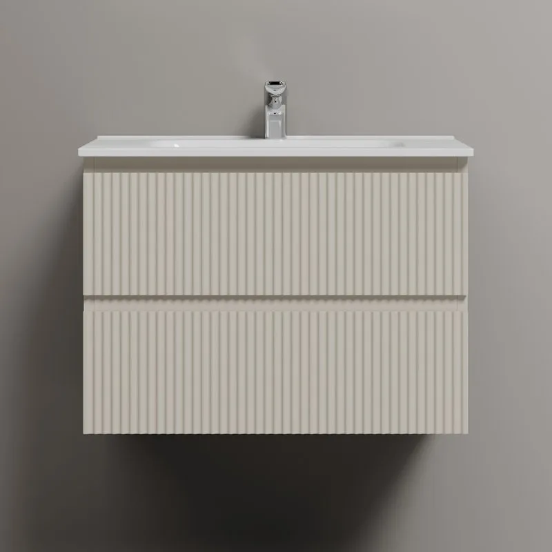 Тумба с раковиной Sancos Snob R 70 beige soft, раковина CN7007 Sancos — официальный сайт