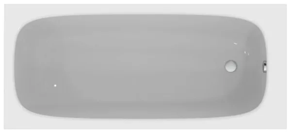 Акриловая ванна Ideal Standard I.life A T476201 без опоры 180x80 см, пристенная, euro white  Sancos — Оригинал
