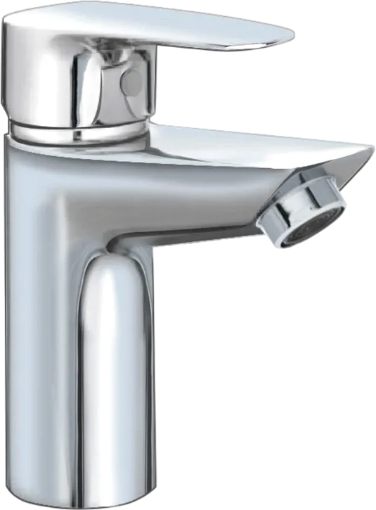 Смеситель для раковины AQUAme Prato AQMP6111 с донным клапаном, хром Sancos — официальный сайт