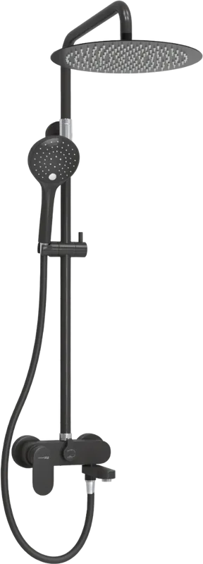 Душевая стойка Wasserkraft Elbe 7400 A174.160.078.CB, черная Sancos — официальный сайт