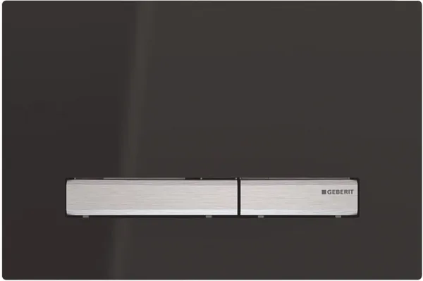 Кнопка смыва Geberit Sigma 50 115.788.SD.2 зеркальное дымчатое cтекло Sancos — Оригинал