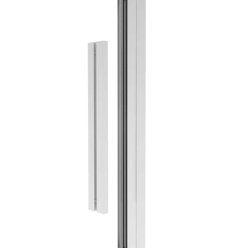 Душевая дверь в нишу Vincea Slim Soft 110 см, профиль хром, стекло прозрачное Sancos — официальный сайт