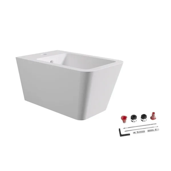 Биде подвесное Alice Hide 31220109SET, белый матовый Sancos — Оригинал