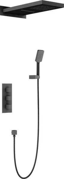 Душевой комплект Timo Petruma SX-5039/03SM, с термостатом, черный Sancos — Оригинал