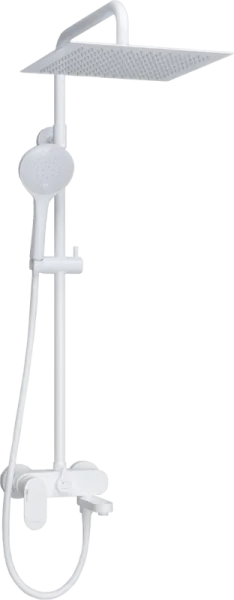 Душевая стойка Wasserkraft Mindel 8500 A185.163.155.WM, белая Sancos — Оригинал