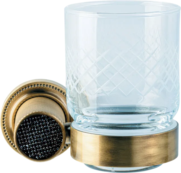 Стакан Boheme Royal Cristal Black Br подвесной, бронза Sancos — Оригинал
