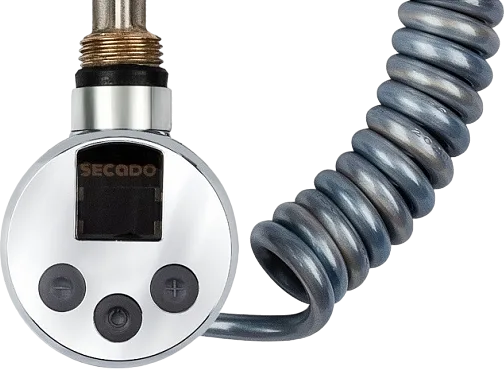 Полотенцесушитель электрический Secado Модена 2 R 100х50, хром Sancos — официальный сайт