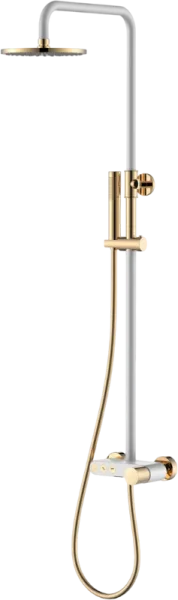 Душевая стойка Boheme Stick 128-WG.2, white touch gold Sancos — Оригинал