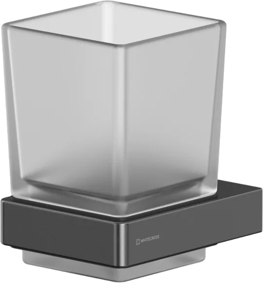 Стакан WHITECROSS Cubo CU2430GM оружейная сталь Sancos — Оригинал