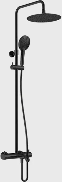 Душевая стойка AQUAme Siena AQM8008MB, черный матовый Sancos — Оригинал