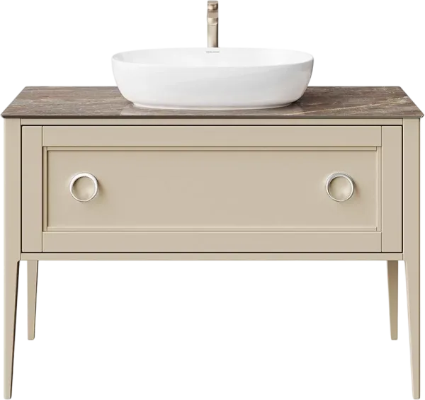 Тумба под раковину без столешницы KERAMA MARAZZI Plaza Classic PL.CN.120.1+1\CAP.M Neo 120 капучино  Sancos — Оригинал