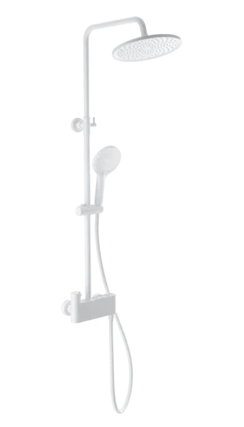 Душевая стойка Wonzon & Woghand MUSE Corno WW-B3110-MW, матовая белая Sancos — Оригинал
