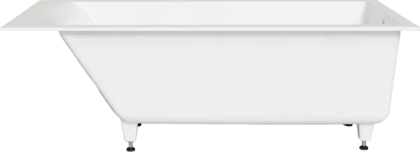Ванна из искусственного камня Salini Cascata S-Sense 170x75 см, встраиваемая, белая, на ножках Sancos — Оригинал