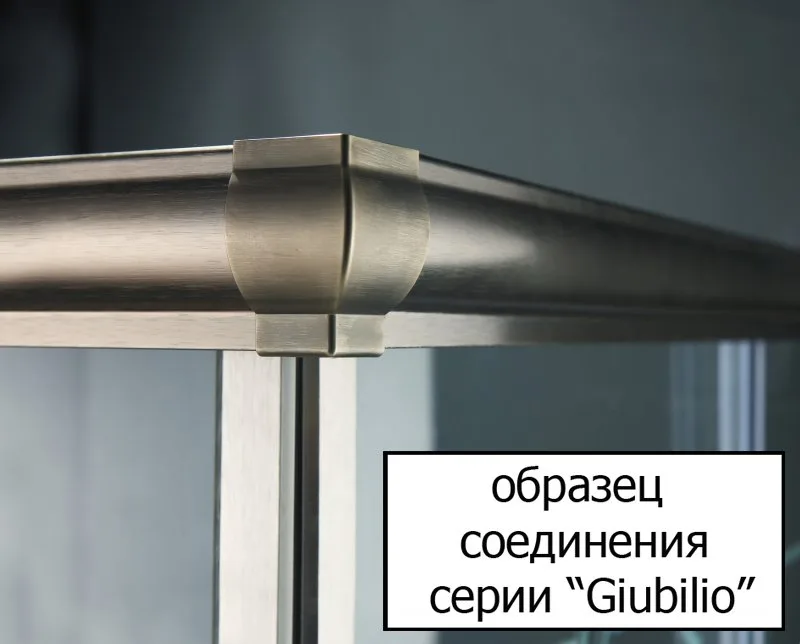 Душевой уголок Cezares Giubileo -A-2-90 прозрачное стекло, золото Sancos — официальный сайт