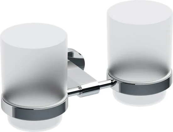 Стакан Ravak Chrome CR 220.00 двойной Sancos — Оригинал