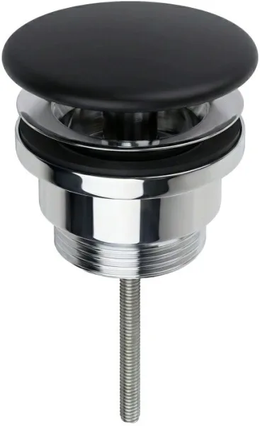Донный клапан для раковины Splendy AA3071URKBM, черный матовый Sancos — Оригинал