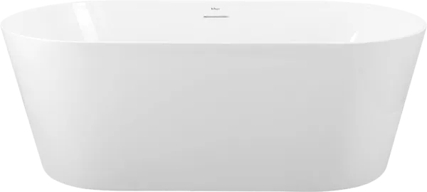 Акриловая ванна BelBagno BB416 170x80 см, отдельностоящая, белая, овальная, со сливом-переливом Sancos — Оригинал