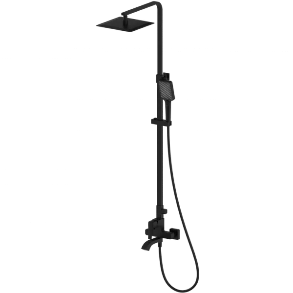 Душевая стойка Wonzon & Woghand FLEX WW-88047072-MB, матовая черная Sancos — Оригинал