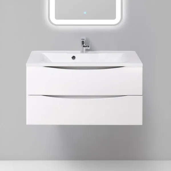 Тумба под раковину без столешницы BelBagno Marino 90 bianco lucido, подвесная Sancos — Оригинал